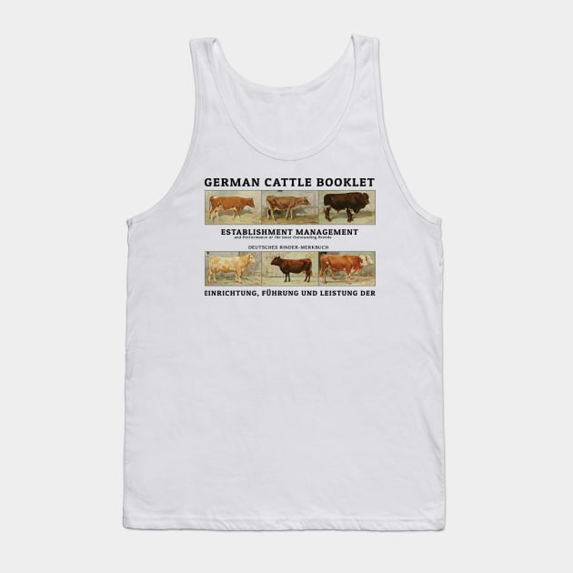 Vintage German Cow Tank Top by KewaleeTee